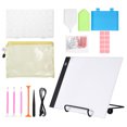 thumbnail image 1 of 123 Pieces DIY Diamonds Jewel Paint Tools and Accessories Kits with A4 Tracing Light Box, 1 of 8