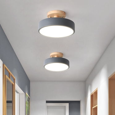 Ceiling Lights Modern LED Nordic Wood Lighting Fixture Indoor Luminaire Kitchen Living Bedroom Bathroom -Pink