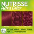 thumbnail image 4 of Garnier Hair Color Nutrisse Ultra Color Nourishing Creme, R3 Light Intense Auburn (Red Hibiscus) Permanent Hair Dye, 2 Count (Packaging May Vary), 4 of 5
