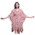 thumbnail image 1 of Bimba Mandala Femme Courte Plage Kaftan Tenue de Plage Paréo de Bikini Robe Midi-P-L, 1 of 5