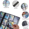 thumbnail image 4 of maskred Collectible Card Binder Album 360 Card Holder 9 Pockets Trading Card Binder Album Large-capacity Card Binder Notebook for Birthdays Christmas and Parties Green, 4 of 9