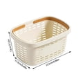 thumbnail image 3 of Plastic Storage Basket for Bathroom Desktop Cabinet, Rectangular Small Organizer Bin, Home Sundries Caddy Easy Clean, 3 of 6