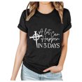 thumbnail image 4 of EGNMCR Chemises de Pâques pour Femmes Chemises Imprimées Manches Courtes Décontractées Col Rond T-Shirts pour Femmes, 4 of 5