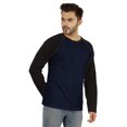 thumbnail image 2 of Inkmeso Men's Regular Fit Round Neck Shirt Solid Raglan Long Sleeve T-Shirts, 2 of 7