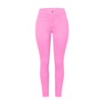thumbnail image 4 of Wyzesi Jeans Blancs pour Femmes Mode Taille Haute Femmes Petite Grande Taille Extensible Jeans Colorés Pantalons, 4 of 7