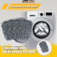 thumbnail image 4 of 4pcs Duster Refills for Swiffer, Microfiber Ceiling Fan Duster 360 Duster Refills Heavy Duty Hand Dusters for Cleaning Compatible with Swiffer (Grey), 4 of 6
