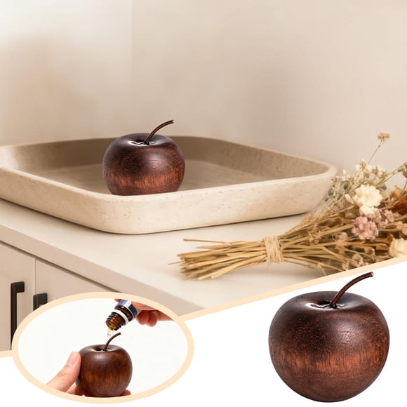 Ornement de Bureau Diffuseur de Parfum en Bois Naturel avec Figurine de Forme pour Espaces Intérieurs Maison Spa et Restaurant