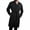 Black, variant on Lovzfmll Men's Trench Coat for Men Double Breasted Notched Lapel Mid-Length Black, 2XL
