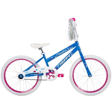 Vélo pour enfants Huffy Sea Star 20 po, convient aux cyclistes de 44 à 56 po, bleu/rose, filles