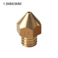 thumbnail image 3 of ZheElen 3D Printer Nozzle Brass Extruder Nozzle Replacement Consumable 3D Printer Accessory, 1.5mm/3mm, 3 of 9