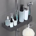 thumbnail image 2 of Birdeem Shower Rack Punch-Free Shower Caddy Shelves Slide Bar for Shower Head, Shampoo, Soap Holdersuitcase,With Stainless Steel Guardrail, Shower Shelves, 2 of 12