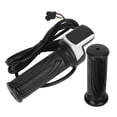 thumbnail image 2 of Electric Bike Throttle Grip Electric Throttle Grip LCD Electric Quantity Display with Switch Motorcycle Throttle Grips Speed Controller E Bike Speed Governing Throttle Grip 6 Cores, 2 of 7