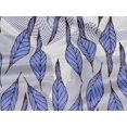 thumbnail image 5 of oneOone Rayon Lavender Blue Fabric Leaves Sewing Craft Projects Fabric Prints By Yard 56 Inch Wide-BUY, 5 of 5