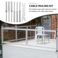 thumbnail image 2 of EIGTHTAIL 3 Pairs Tube Clamp Left and Right Threaded Rod DIY Cable Railing, 2 of 8