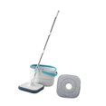 thumbnail image 4 of Lipstore Mop and Bucket Set Flat Head Dust Mops Stainless Degree Rotating Microfiber Mops with 2 Mop Pads, 4 of 8