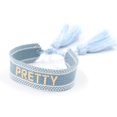 thumbnail image 2 of Bohemia Embroidery Woven Tassel Bracelets for Women Handmade Adjustable Rope, 2 of 6