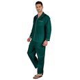 thumbnail image 3 of Inkmeso Men's Cotton PJs Solid Sleepwear Lounge Wear Top & Bottom Pajama Set, 3 of 7