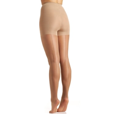 Berkshire Collants Transparents Ton sur Ton avec Couture au Dos, Beige Urbain, 2+
