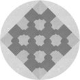 thumbnail image 1 of Ahgly Tapis Rond Lavable en Machine Intérieur Transitionnel Gris Canon, 3 Pieds Rond, 1 of 7