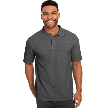 Hanes Polo Piqué Frais X-Temp pour Hommes, 3TG, Marine
