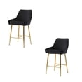 thumbnail image 1 of Tabouret en velours Heavenly Collection LOT DE 2, 1 of 5