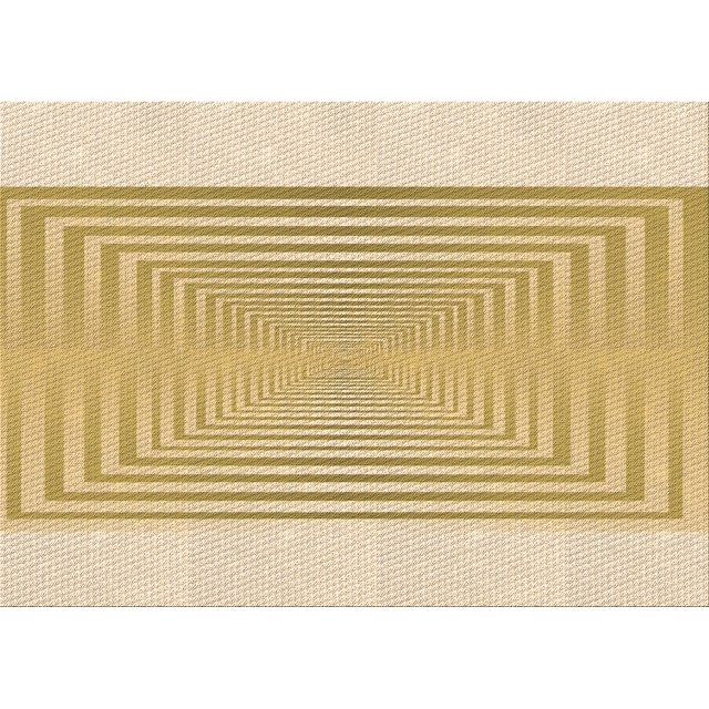 Ahgly Company Tapis Rectangulaire Lavable en Machine Intérieur Caramel Brun, 2 Pieds x 5 Pieds