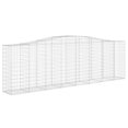 thumbnail image 1 of vidaXL Panier à Gabions Arqué pour Fleurs en Fer Galvanisé, 1 of 6