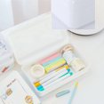 thumbnail image 4 of Large Capacity Pencil Case Compact Pencil Case Cheap School Supplies Stationery Boxes Plastic Drawing Pencil Case, 4 of 5