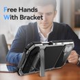 thumbnail image 4 of Dteck pour iPhone 16 Plus Étui avec Protecteur d'Écran Intégré, Étui Protecteur en Métal Robuste avec Support, Étui Robuste Antichoc de Qualité Militaire pour iPhone 16 Plus, Argent, 4 of 14
