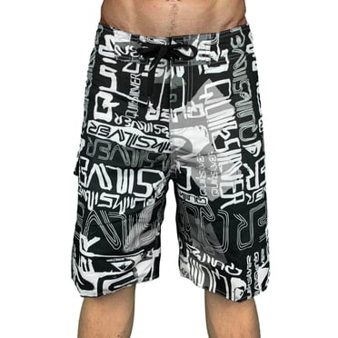 Ketyyh-chn99 Mens Swimwear Board Shorts Swimwear Boxer Swim Trunks Board Shorts Beach Shorts Bathing Suits for Men Grey,L