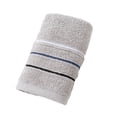 thumbnail image 2 of Todaioua Striped Cotton Towel 13x28 Inches - High Absorbency Bath Beach Towel for Gym, Swimming Pool, Spa Use, Soft Thick Household Bathroom Linens, Multiple Color Options​​, 2 of 7