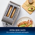 thumbnail image 2 of Oster 2-Slice Toaster with Extra Wide Slots, Bagel Toaster, Stainless Steel, 2 of 6