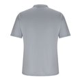thumbnail image 4 of Men Casual Solid Turndown Pullover Button Short Sleeve Blouse Tops, 4 of 6