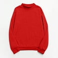 thumbnail image 2 of Jamicy Chandails en Molleton pour Adolescentes 2025 Nouvelle Mode Décontractée Chandails en Molleton Surdimensionnés Col Rond Manches Longues Chandail Tops 2025 Mode Automne Vêtements Légers Tees, 2 of 8