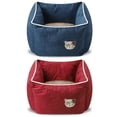 thumbnail image 3 of Pet Bed Soft Fleece Deep Sleep Windproof Cat Winter Bed Pet Cushion, 3 of 6