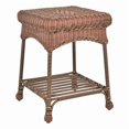 thumbnail image 1 of Jeco Table d'Appoint de Patio en Osier Couleur Miel, 1 of 7