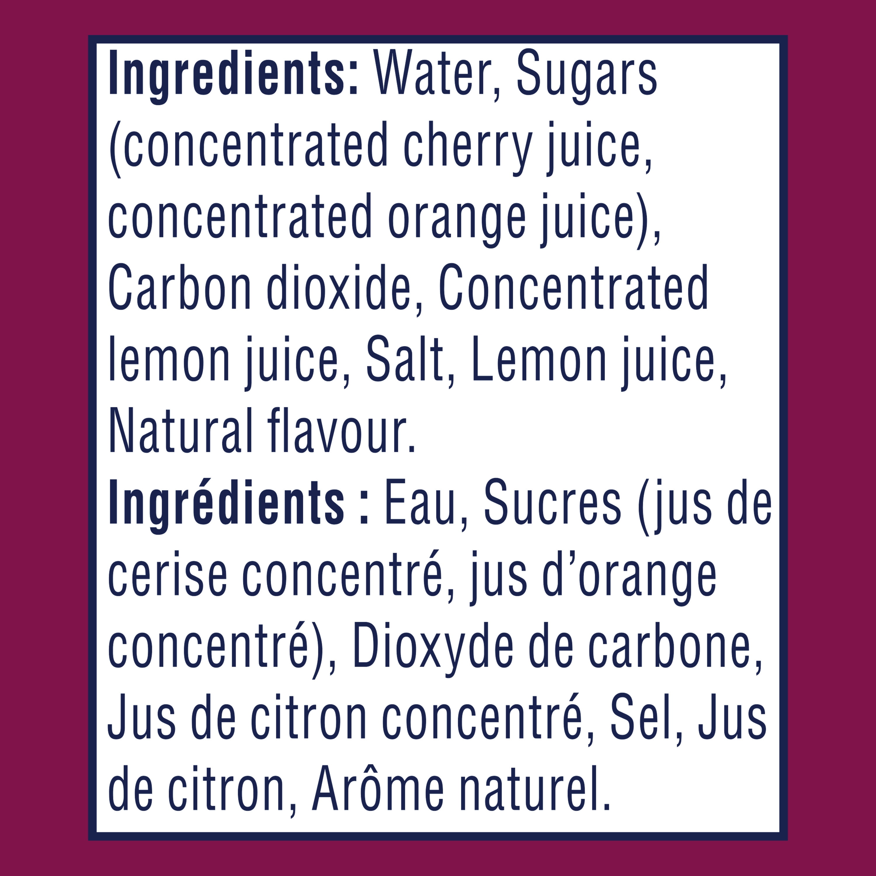 San Pellegrino CIAO! Cherry Flavoured Italian Sparkling Water, Dash of Real Fruit Juice 6x330ml