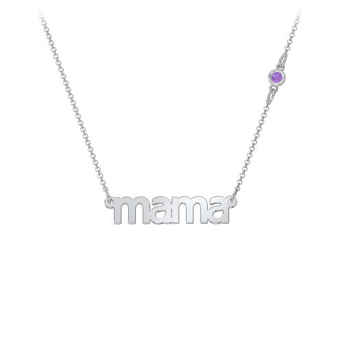 Collier « Mama' » avec Pierre de Naissance Satellite