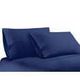 thumbnail image 2 of Greek Key Ultra Soft 1800 Series Egyptian Comfort 4 Piece Sheet Set (Queen, Navy), 2 of 3