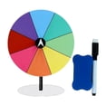thumbnail image 1 of GUOOL Roue en Acrylique Réutilisable Roue de Jeu pour la Maison Fêtes Fête Restaurant Base Ronde, 1 of 9