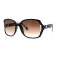 thumbnail image 1 of Kid Girls 90s Designer Style Diva Butterfly Shade Sunglasses Black Flower Brown, 1 of 4