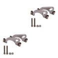thumbnail image 4 of Youkk Car s Performance 5 inch Mild Steel Exhaust Split Flange Flat Oval Replacement Style A 2Set, 4 of 6