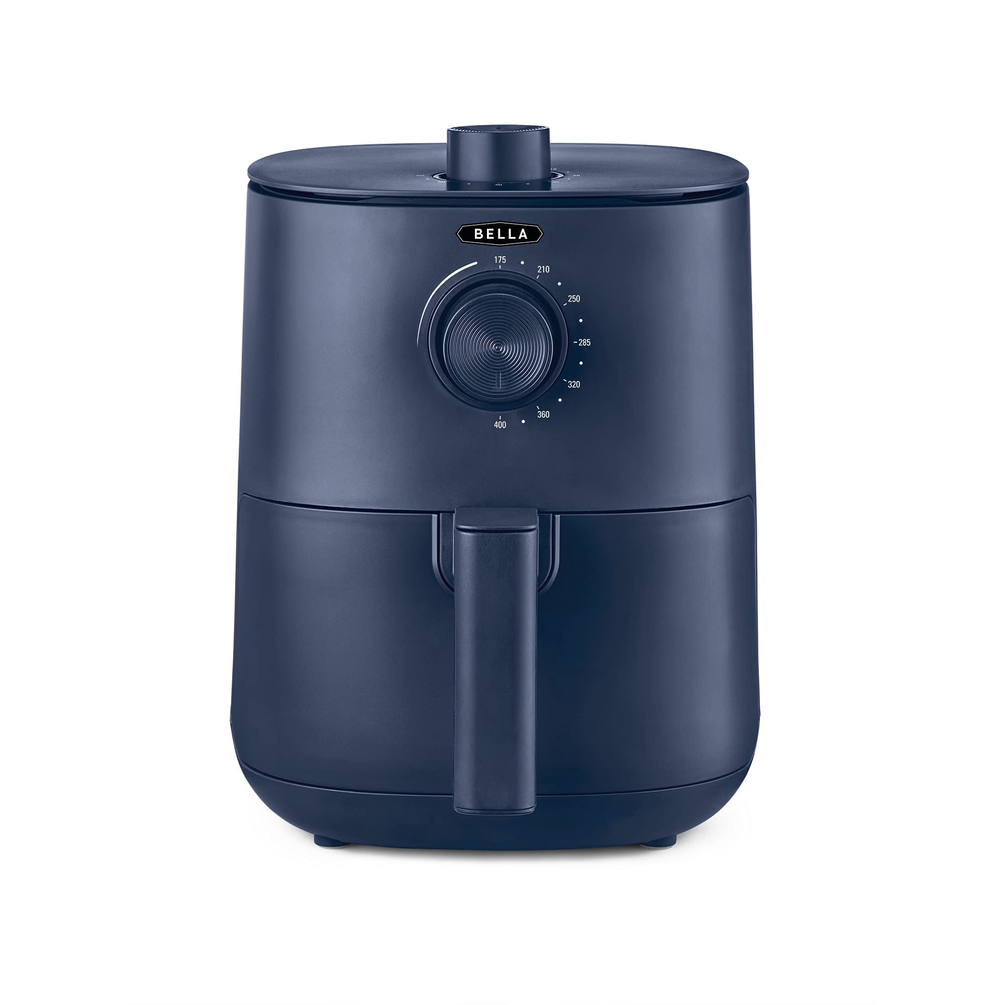 BELLA 2.9QT Manual Air Fryer, No Pre-Heat Needed, No-Oil Frying, Fast Healthy Evenly Cooked Meal Every Time, Removeable Dishwasher Safe Non Stick Pan