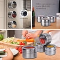 thumbnail image 1 of Boovnll Bottles, Magnetic Base Spice Tins,Stainless Steel Magnetic Spice Storage Jar Tins Container with Rack, Kitchen Gadgets, Water Bottle, Bottle, 1 of 9
