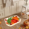 thumbnail image 4 of HHBEAUTY Halloween Bathroom Rug, Fall Pumpkin Bath Mat Water Absorbent Non-Slip Washable for Shower Tub Microfiber Washable Absorbent Carpet Autumn Halloween Thanksgiving Home Kitchen Decoration, 4 of 6