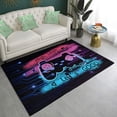 thumbnail image 2 of Gaming Carpet Square Rugs 3D Gamer Area Rug for Boys Room Gamepad Controller Door pad for Bedroom Living Room Floor Mats, Colorful 60*120cm, 2 of 2