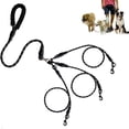 thumbnail image 1 of Sentmoon Laisse Rétractable pour Chien Laisse pour Chien Robuste Laisse Laisse Corde Principale avec Poignée Rembourrée Deux Séparateurs de Laisse Détachables Pince Robuste, 1 of 3
