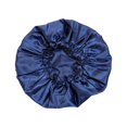 thumbnail image 3 of Bonnet pour Femmes en Satin Bonnet Bonnet de Sommeil Protection des Cheveux Bonnet de Sommeil pour Bleu, 3 of 9