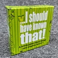 thumbnail image 5 of I Should Have Known That! puzzle game English card board game, 5 of 5