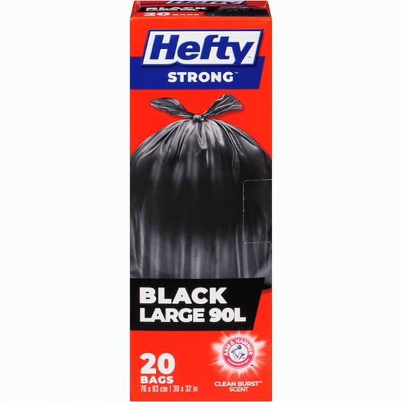 Strong Easy Flaps Garbage Bags Large 77 L